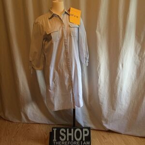 Lightweight cotton shirt dress by GAP in size 10